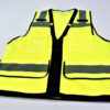 Genuine GC-SVL2-S Glove Connection Lime Mesh Safety Vest 5 Pocket