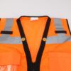 Glove Connection Mesh Vest Safety Hi Vis Orange X-Large ANSI Class 2 GC-SVO2-XL - Image 3