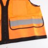 Glove Connection Mesh Vest Safety Hi Vis Orange X-Large ANSI Class 2 GC-SVO2-XL - Image 6