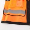 Glove Connection Mesh Vest Safety Hi Vis Orange X-Large ANSI Class 2 GC-SVO2-XL - Image 7