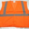 Glove Connection Vest Safety Hi Vis Orange Mesh Size 2X-Large Class 2 Level 2