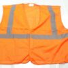 Glove Connection Vest Safety Hi Vis Orange Mesh Size 4X-Large Class 2 Level 2