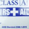 Certified Safety First Aid Kit 16 Person K615-011-16PW - Image 3