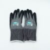 12 Pair MORR Gear 15Ga Cut Resist Gloves Gray White M784-8577 Small White Cuffs - Image 2