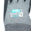 12 Pair MORR Gear 15Ga Cut Resist Gloves Gray White M784-8577 Small White Cuffs - Image 3