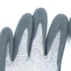 12 Pair MORR Gear 15Ga Cut Resist Gloves Gray White M784-8577 Small White Cuffs - Image 4