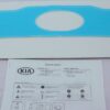 Genuine OEM M7F24-AU000 Kia Forte Clear Applique Hood Protector Kit - Image 3