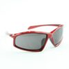 Morr Gear Z65 Arristotle Sport Safety Sunglasses Gray Lens w/ Red Frames - Image 2