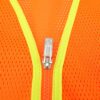 MZ327C-2-2XL 2W International Corp Hi Vis Vest Large Orange Mesh Poly Zip - Image 5