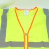High Visibility 2XL Zipper Safety Vest Yellow Silver Reflective Stripes MZ529C - Image 8