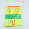 High Visibility 3XL Zipper Safety Vest Yellow Silver Reflective Stripes MZ529C