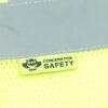 High Visibility 3XL Zipper Safety Vest Yellow Silver Reflective Stripes MZ529C - Image 7