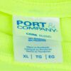 Port & Company PC55LS 50/50 Core Blend Long Sleeve Safety Green T-Shirt XL Tee - Image 3