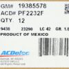 Genuine OEM Engine Oil Filter ACDelco PF2232 GM 12691158 - Image 2