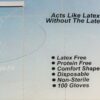 Box 100 PFAV01 INTCO Medical Industry Glove Stretch Vinyl Yellow Powder Free SM - Image 3