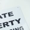 PRIVATE PROPERTY NO TRESPASSING Sign DiBond  12" x 18" White w/ Black Letters - Image 3