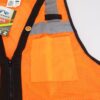 RVZ2820L Pyramex Safety Hi Vis Vest Orange W/Blk Trim Zipper Large - Image 4