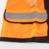 RVZ2820L Pyramex Safety Hi Vis Vest Orange W/Blk Trim Zipper Large - Image 5