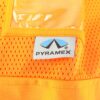 RVZ2820L Pyramex Safety Hi Vis Vest Orange W/Blk Trim Zipper Large - Image 7