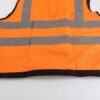 RVZ2820L Pyramex Safety Hi Vis Vest Orange W/Blk Trim Zipper Large - Image 9