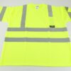 Radians Class 3 Reflective Mesh Safety Shirt with Pocket Lime 2XL