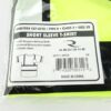 Radians Class 3 Reflective Mesh Safety Shirt with Pocket Lime 2XL - Image 4
