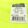 Radians Class 3 Reflective Mesh Safety Shirt with Pocket Lime 2XL - Image 5