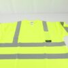 Radians Class 3 Reflective Mesh Safety Shirt with Pocket Lime 2XL - Image 9