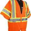 Radians SV22-3ZOM Polyester Mesh ANSI 107-2015 Safety Vests 2 Tone Medium Orange
