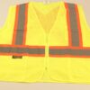 Hi Vis Vest Radwear 2X-Large Class 2 100% Polyester Mesh X Back Tape Zipper