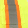 Hi Vis Vest Radwear 3X-Large Class 2 100% Polyester Mesh X Back Tape Zipper - Image 3