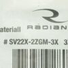 Hi Vis Vest Radwear 3X-Large Class 2 100% Polyester Mesh X Back Tape Zipper - Image 6