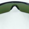 Tomahawk Series Black Safety Glasses W3.0 Green Lens Wrap-Around Lens - Image 6