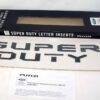 Genuine OEM VHC3Z16606B Ford 17-20 Super Duty Hood Lettering Black Platinum