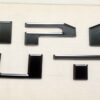 Genuine OEM VHC3Z16606B Ford 17-20 Super Duty Hood Lettering Black Platinum - Image 2