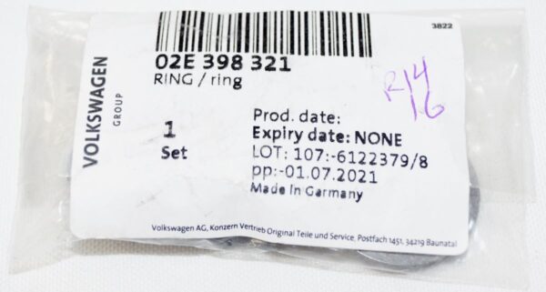 Genuine OEM 02E-398-321 Volkswagen One Ring Set VW Audi - Image 2