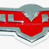 Genuine OEM 68196485-AB Mopar Jeep Chrome & Red Wing Trailhawk Emblem Nameplate - Image 3