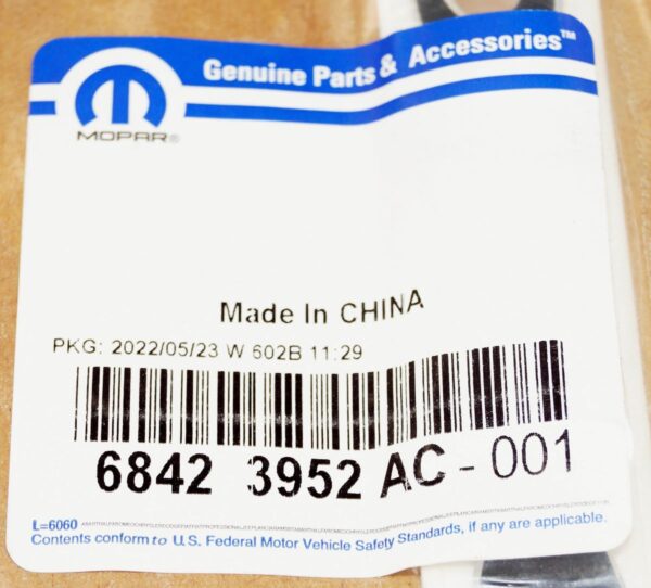 Genuine OEM 68423952AC Mopar Cherokee Chrome Door Nameplate Emblem Jeep - Image 2