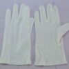 Pair 100% Cotton Glove Inspection Open Cuff Dotted Palm Raised Medium - Image 3