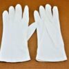One Pair 100% Cotton Glove Inspection Open Cuff Dotted Palm Raised XL - Image 2