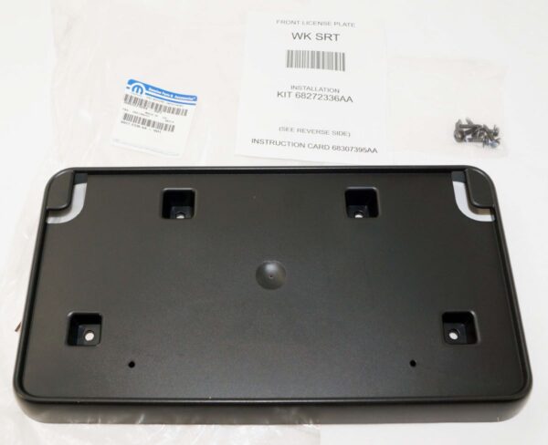 Genuine OEM 68272336-AA Mopar Front License Plate Bracket