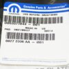 Genuine OEM 68272336-AA Mopar Front License Plate Bracket - Image 2