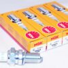4 Pack Genuine Authentic NGK 7162 Nickel Standard Resistor Spark Plugs DR8EA