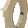Intertape 591 1/2 inch Double Sided Flat Back Paper Tape 36 yds Beige BEIG0536 - Image 5