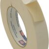 Intertape 591 1” Double Sided Flat Back Paper Tape 36 yds Beige