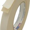 Intertape 591 1” Double Sided Flat Back Paper Tape 36 yds Beige - Image 2