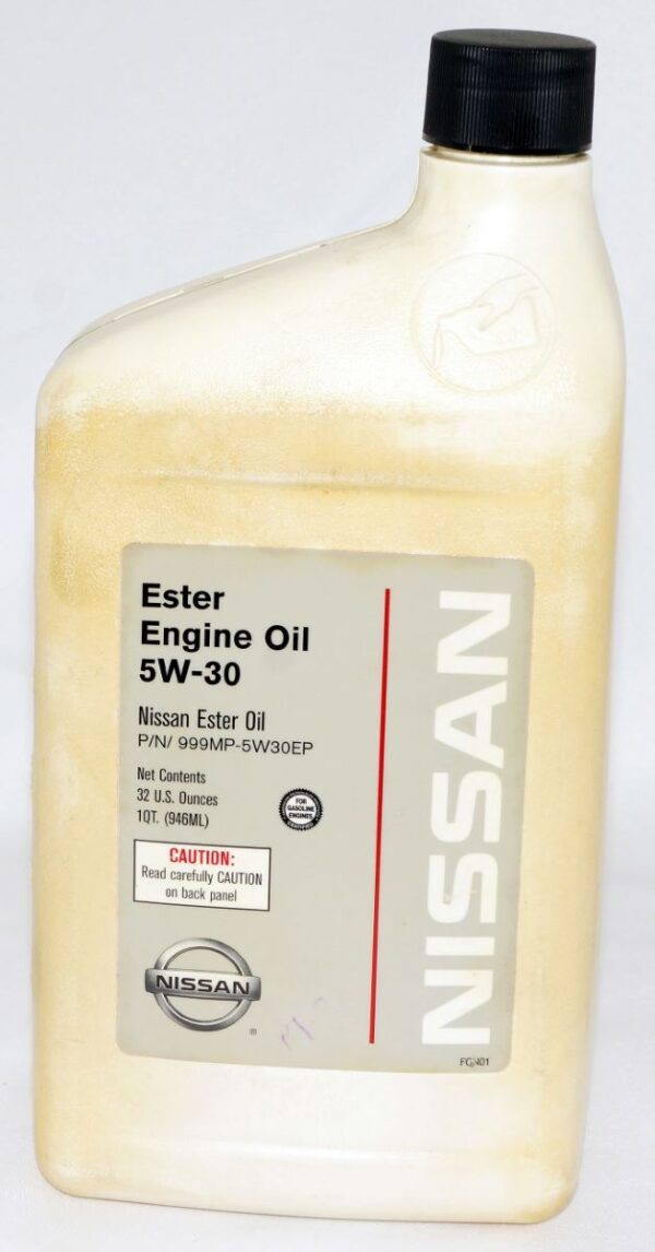 Genuine OEM 999MP-5W30EP Nissan 5W30 Ester Engine Oil GL4 1 Quart