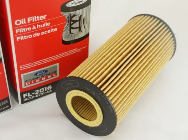 2 Pack of Genuine Motorcraft FL2016 Engine Oil Filters w/ Gloves Ford 3C3Z6731AA - Image 4