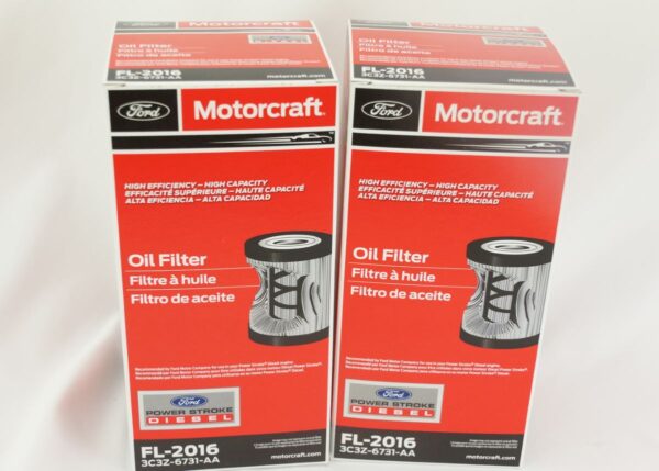 2 Pack of Genuine Motorcraft FL2016 Engine Oil Filters w/ Gloves Ford 3C3Z6731AA - Image 11