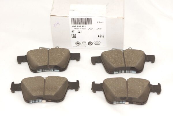 Genuine OEM Volkswagen 3QF698451 Brake Pad Set Rear Golf R Atlas AWD Audi S3 FWD